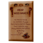9x15 Wooden Plate