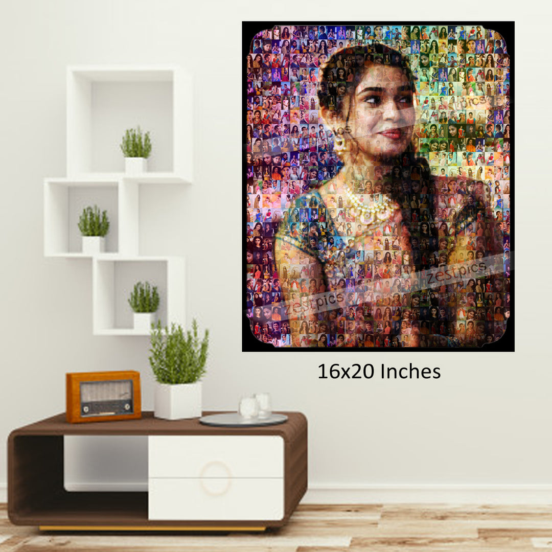 Mosaic Photo Frame, personalized mosaic picture ,mosaic canvas print ,  mosaic photo frame buy online , Delhi , India – onlineframing