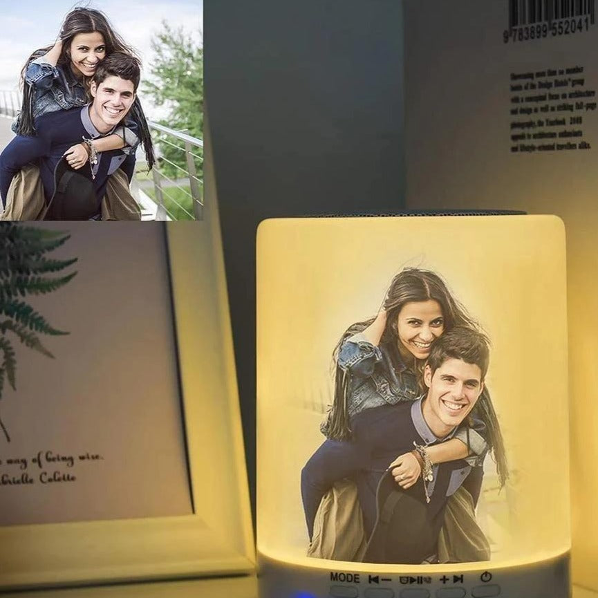 Bluetooth Speaker, Personalized Smart Touch Mood Lamp Speaker|Zestpics