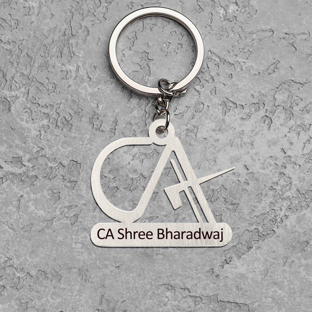 Gift For CA – Personalized CA Keychain – Gift for Chartered Accountants