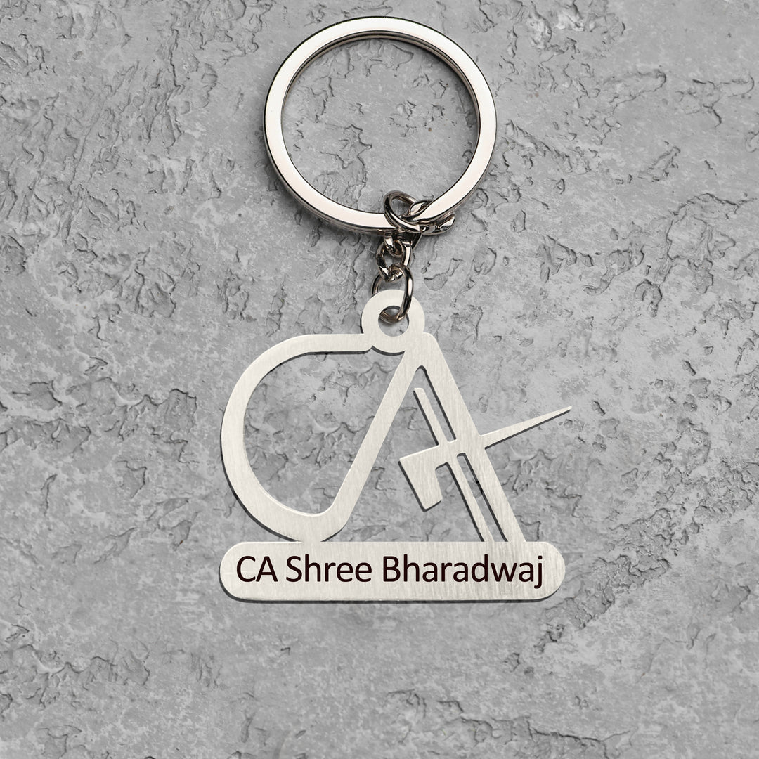 Gift For CA – Personalized CA Keychain – Gift for Chartered Accountants