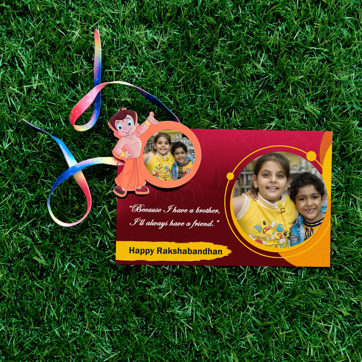 Personalised Photo Chhota Bheem Rakhi | Kids Rakhi | Zestpics