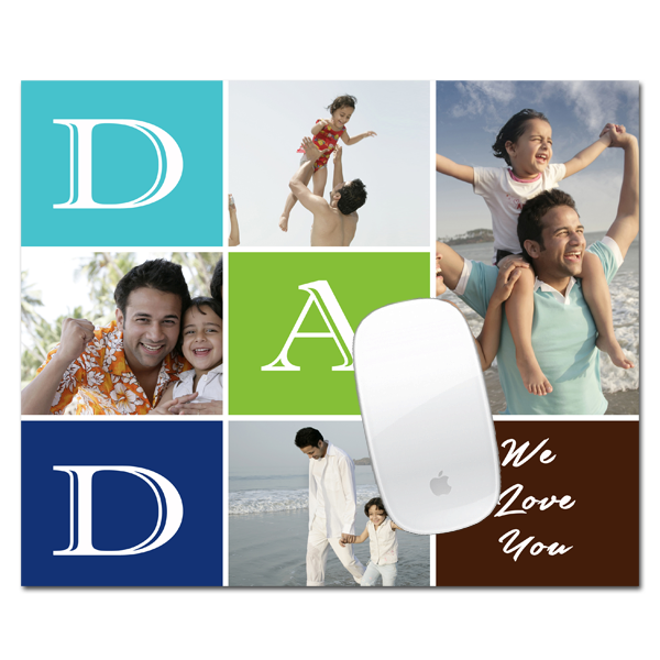 Dad Mouse Pad is a unique gift for dad on his birthday, father's day. Compatible with laptop, desktop, PC. Free delivery at Zestpics. Printed Mousepad for Laptop PC Happy Birthday Papa, Gifts for Dad. Gifts for Father, Printed Happy Birthday Daddy Mouse Pad. Buy & Send Father's Day Gifts Online to India from Zestpics.
