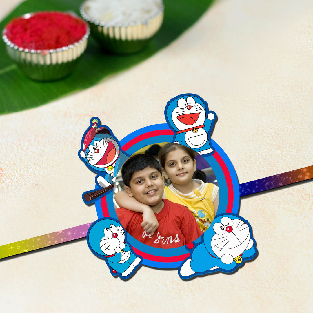 Doraemon Rakhi, Kids Rakhi, Photo Rakhi Online in India | Zestpics