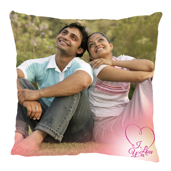 Print photo pillow cover with your photos, images, pictures, themes, designs and text. Create custom photo cushion cover online and send to loved ones in India. High quality photo pillow cover.