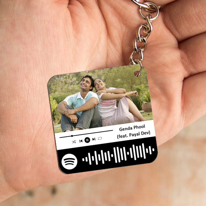 Spotify Keychain | Custom Spotify Code Keychain online at Zestpics