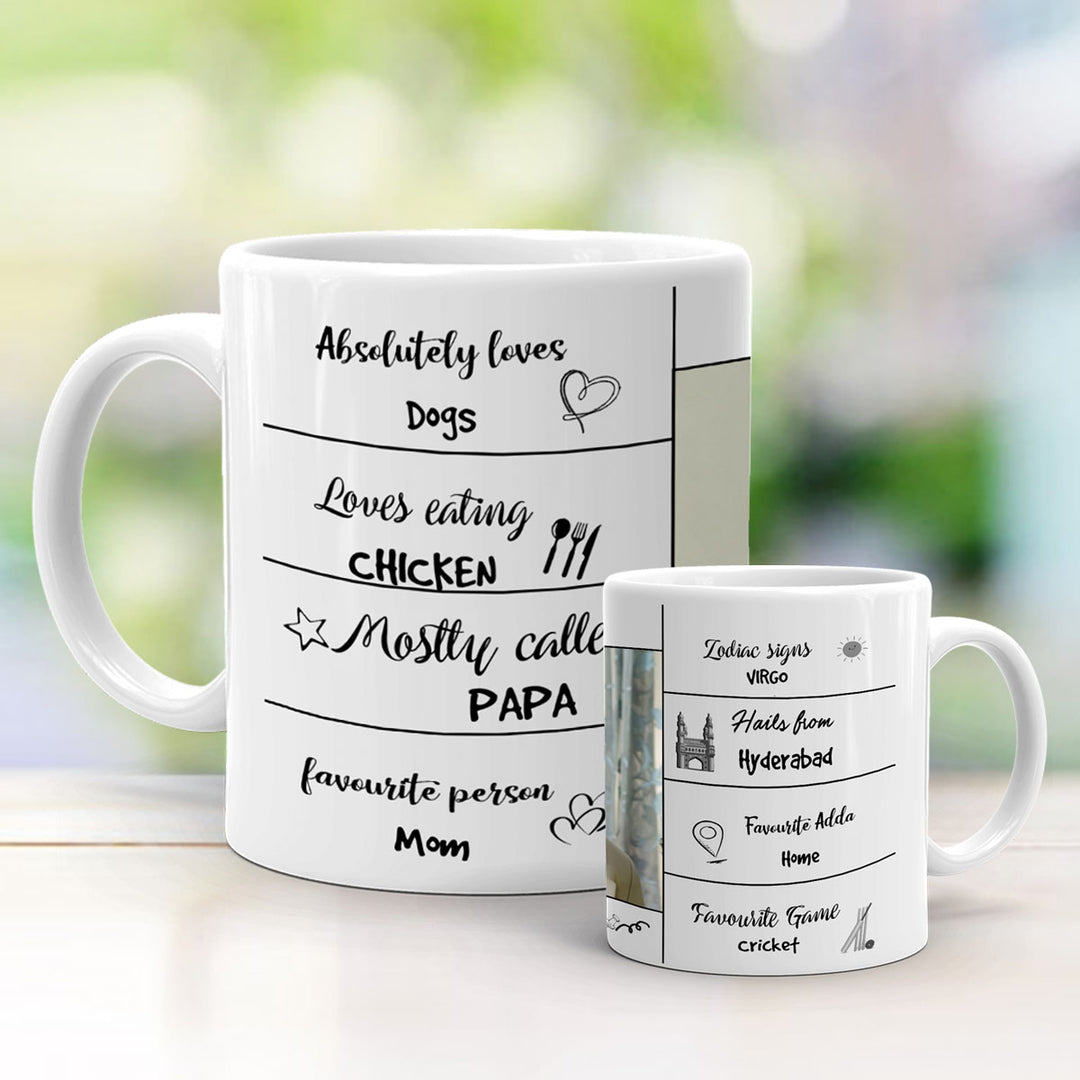 Buy Best Birthday Gifts for DAD | All About DAD Mug Online | Zestpics