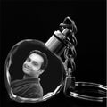 Buy Personalised 2D Laser Engraved Crystal Keychain Online at Zestpics