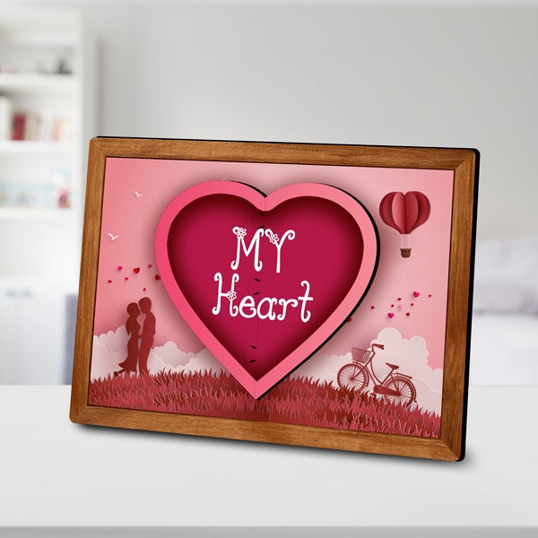 Order Heart shaped valentines day gifts online at Zestpics.