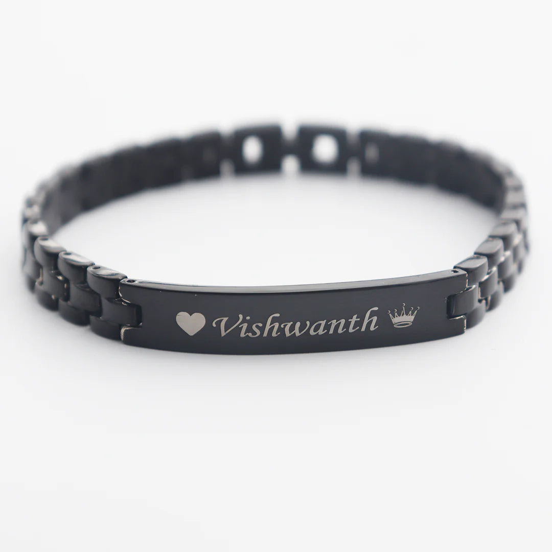 ExclusiveSilver Heart Love Couples Bracelet For Men Boys Girls - Fashion  Frill