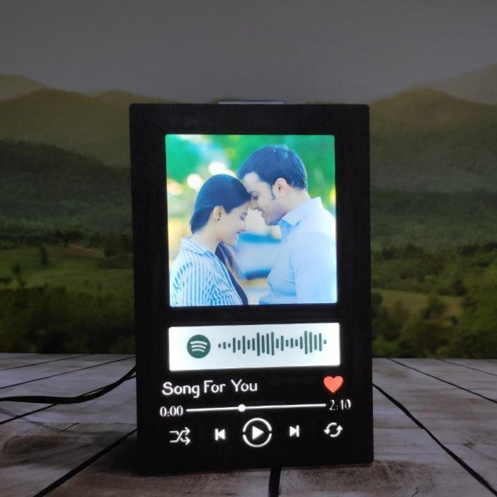 Buy Custom Spotify Plaque, Spotify Frame online in India at Zestpics