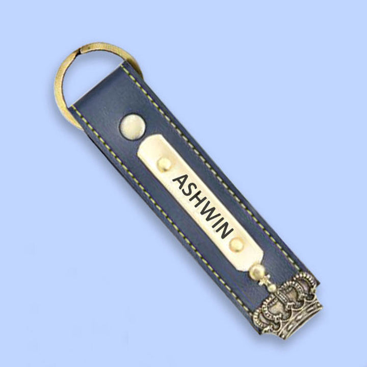 Buy Personalised Leather Name Keychain, Customised Keychains |Zestpics