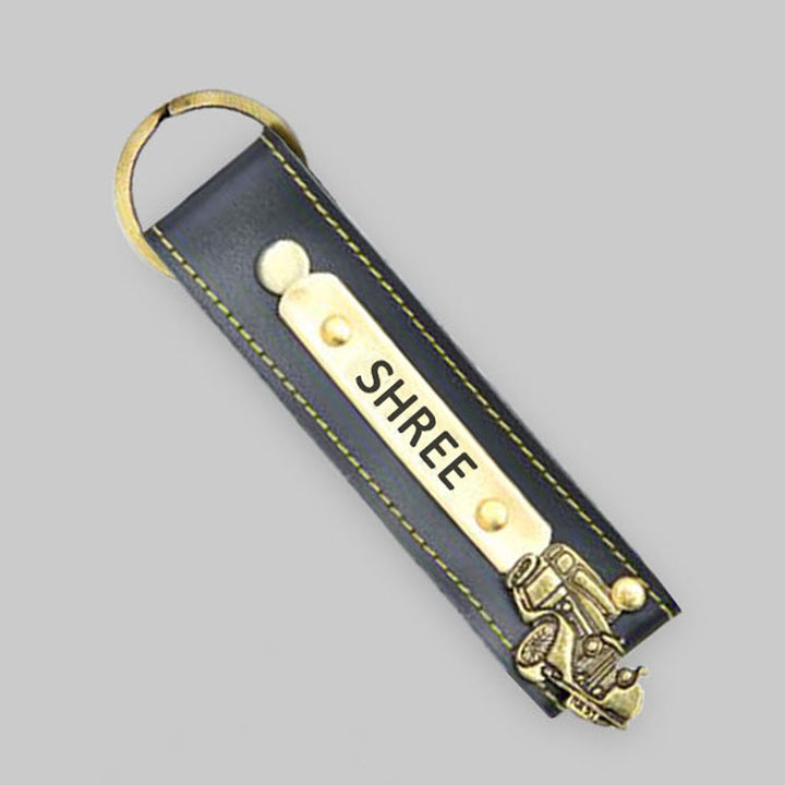 Buy Personalised Leather Name Keychain, Customised Keychains |Zestpics