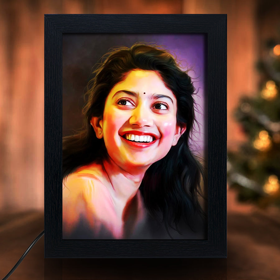 LED Oil Painting Photo Frame | LED Photo Painting Frame | Zestpics