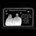 Your photo and message will be engraved on transparent acrylic that looks like a glass. Perfect for Gifting Purpose. Best Collection of Engraved Gifts and Bests Gifts in India