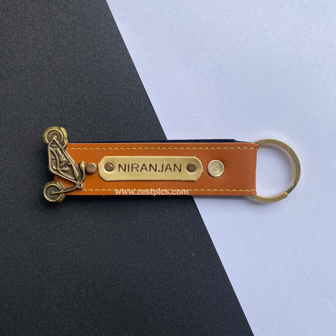 Buy Personalised Leather Name Keychain, Customised Keychains |Zestpics