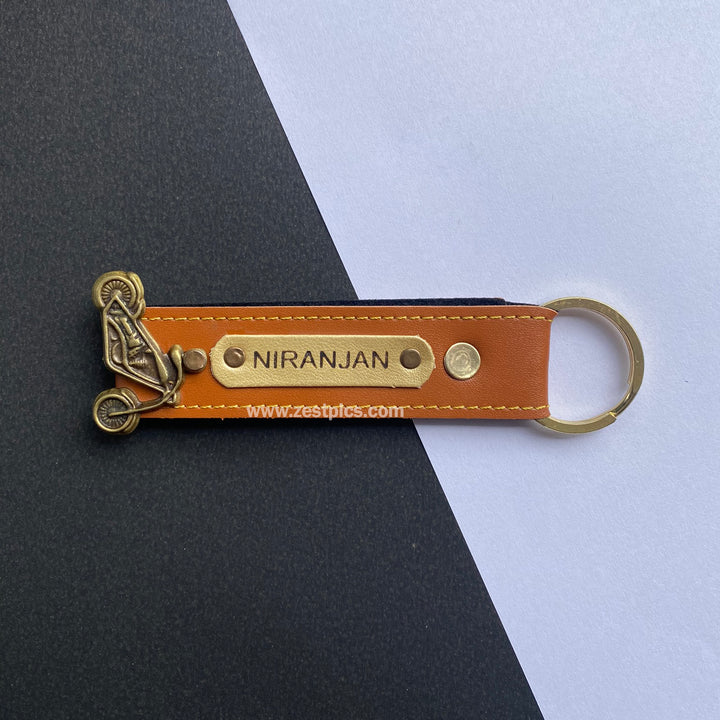 Buy Personalised Leather Name Keychain, Customised Keychains |Zestpics