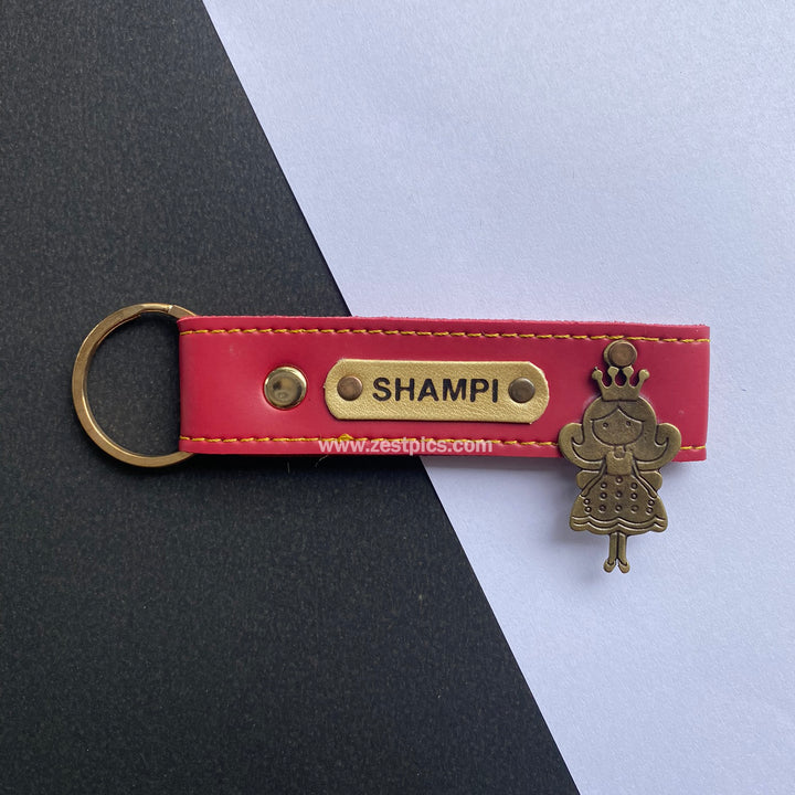 Buy Personalised Leather Name Keychain, Customised Keychains |Zestpics