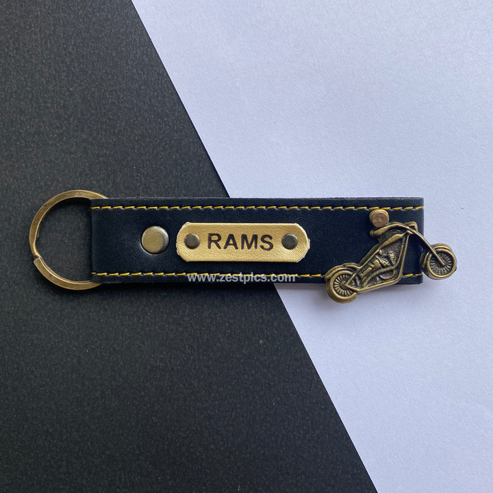 Buy Personalised Leather Name Keychain, Customised Keychains |Zestpics