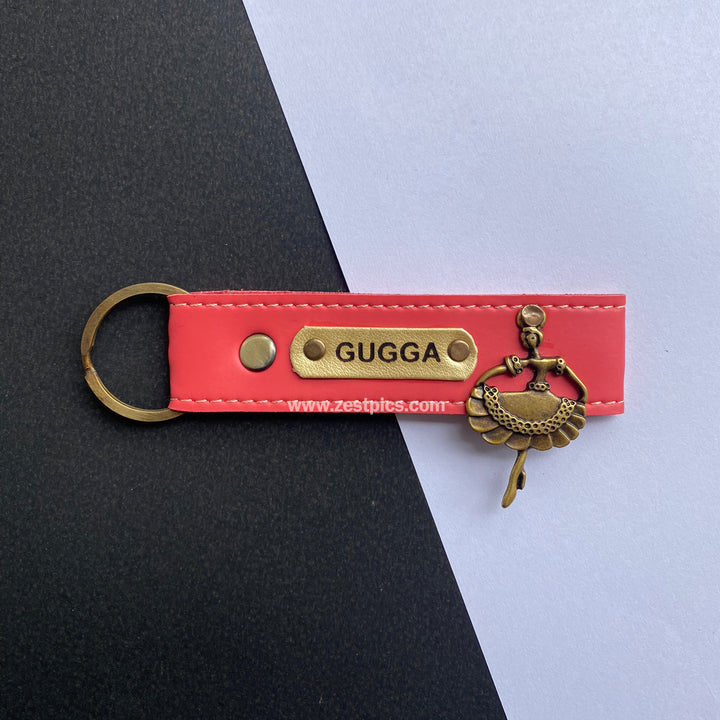 Buy Personalised Leather Name Keychain, Customised Keychains |Zestpics
