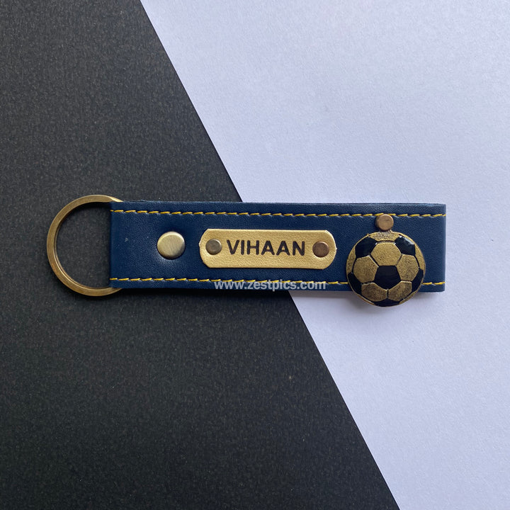 Buy Personalised Leather Name Keychain, Customised Keychains |Zestpics