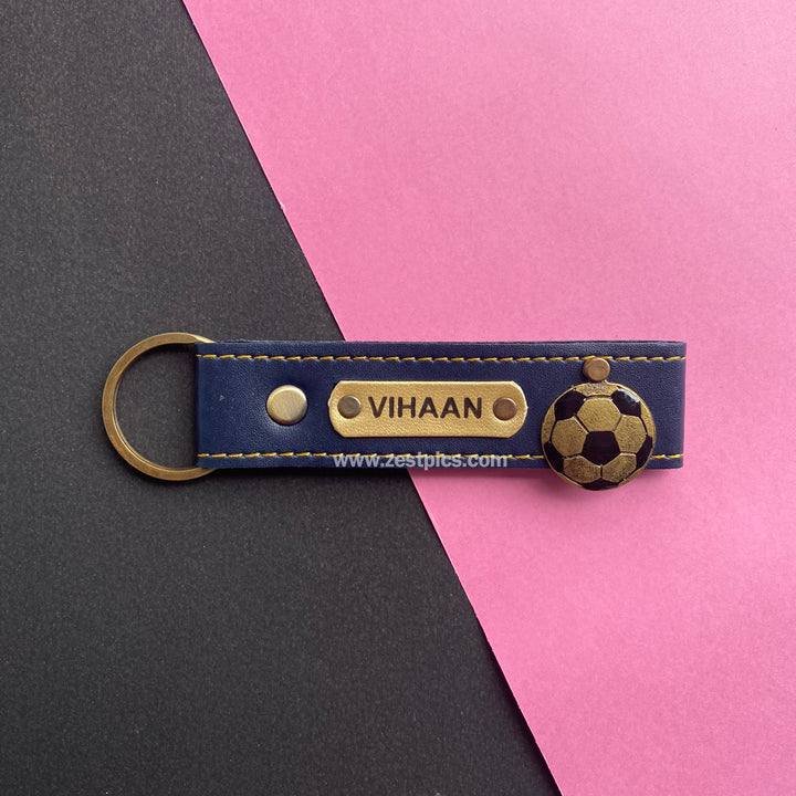 Buy Personalised Leather Name Keychain, Customised Keychains |Zestpics