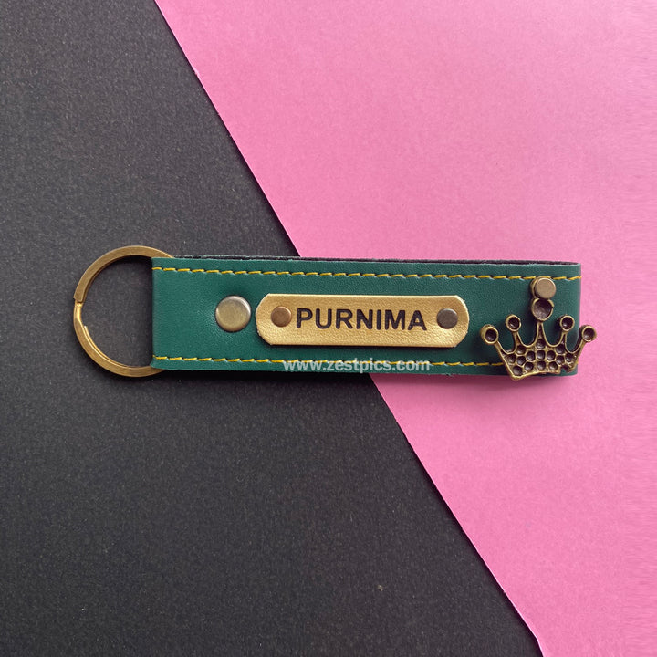 Buy Personalised Leather Name Keychain, Customised Keychains |Zestpics