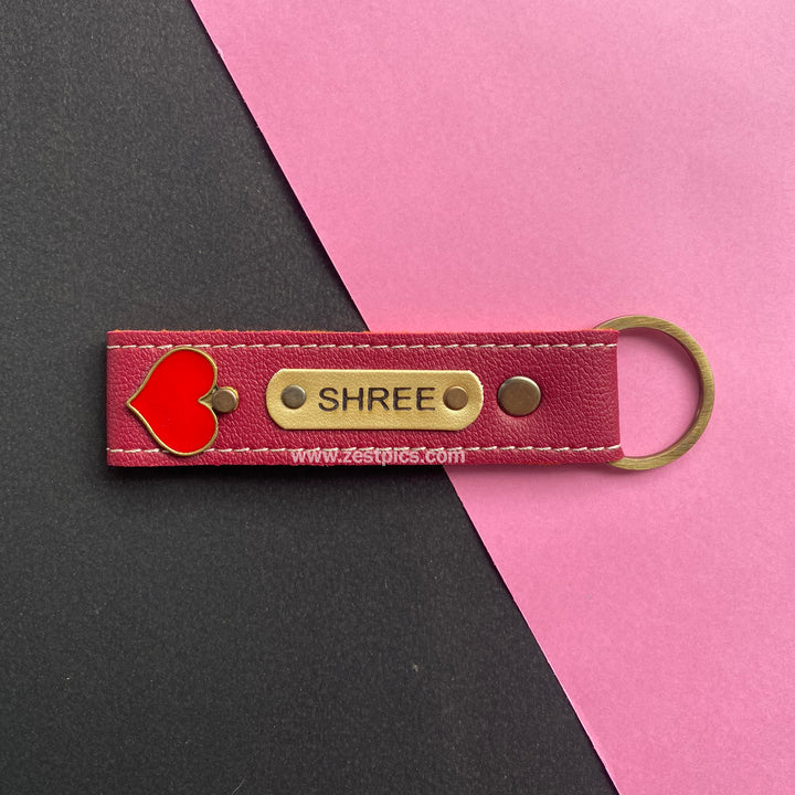 Buy Personalised Leather Name Keychain, Customised Keychains |Zestpics