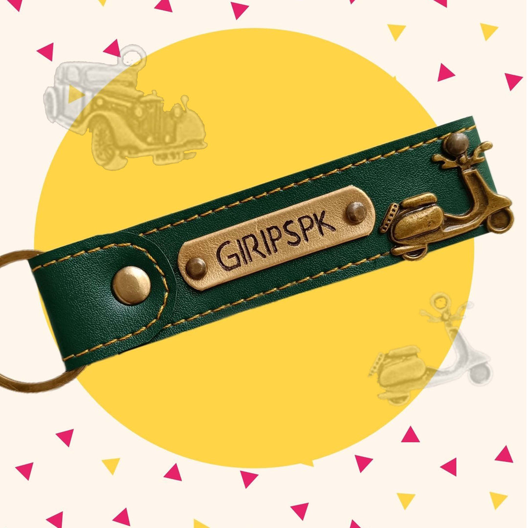 Buy Personalised Leather Name Keychain, Customised Keychains |Zestpics