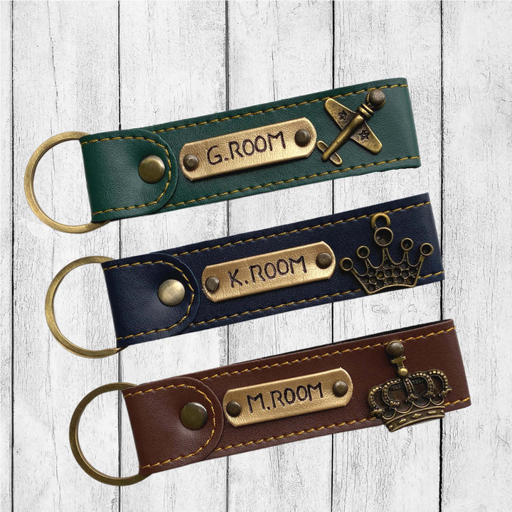 Buy Personalised Leather Name Keychain, Customised Keychains |Zestpics