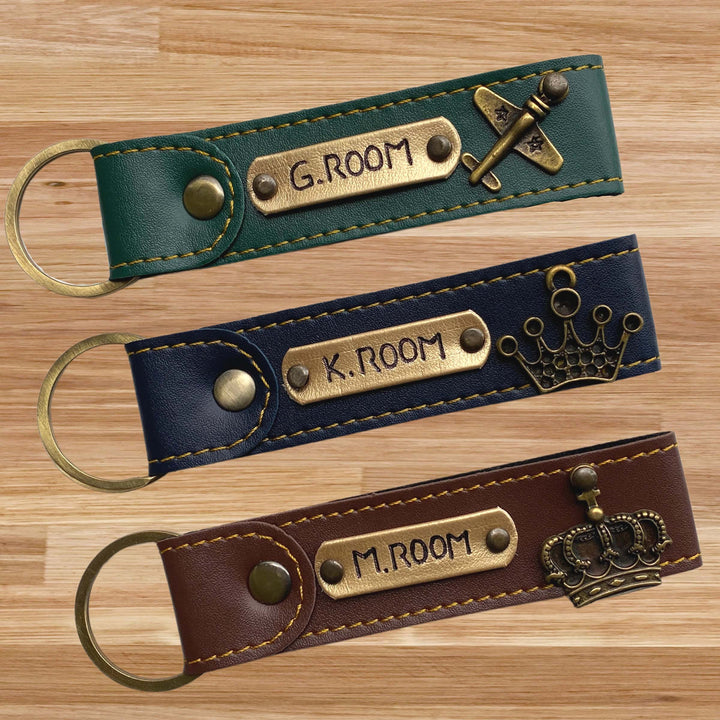 Buy Personalised Leather Name Keychain, Customised Keychains |Zestpics
