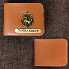 Custom Wallets, Personalized Leather Charm Wallet for Him-Zestpics