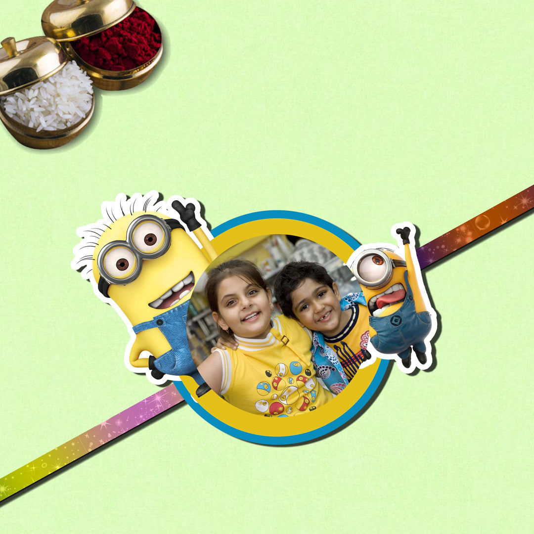 Minion Rakhi, Kids Rakhi, Photo Rakhi Online in India | Zestpics