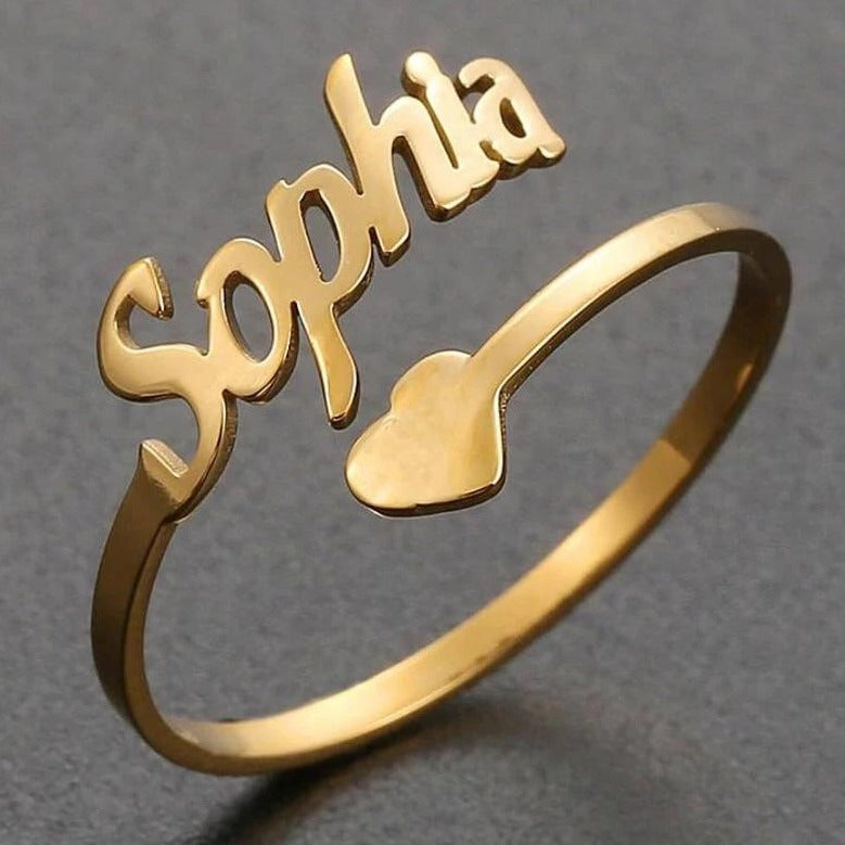 Name Ring, Buy/ Send Personalized Name Rings online in India |Zestpics