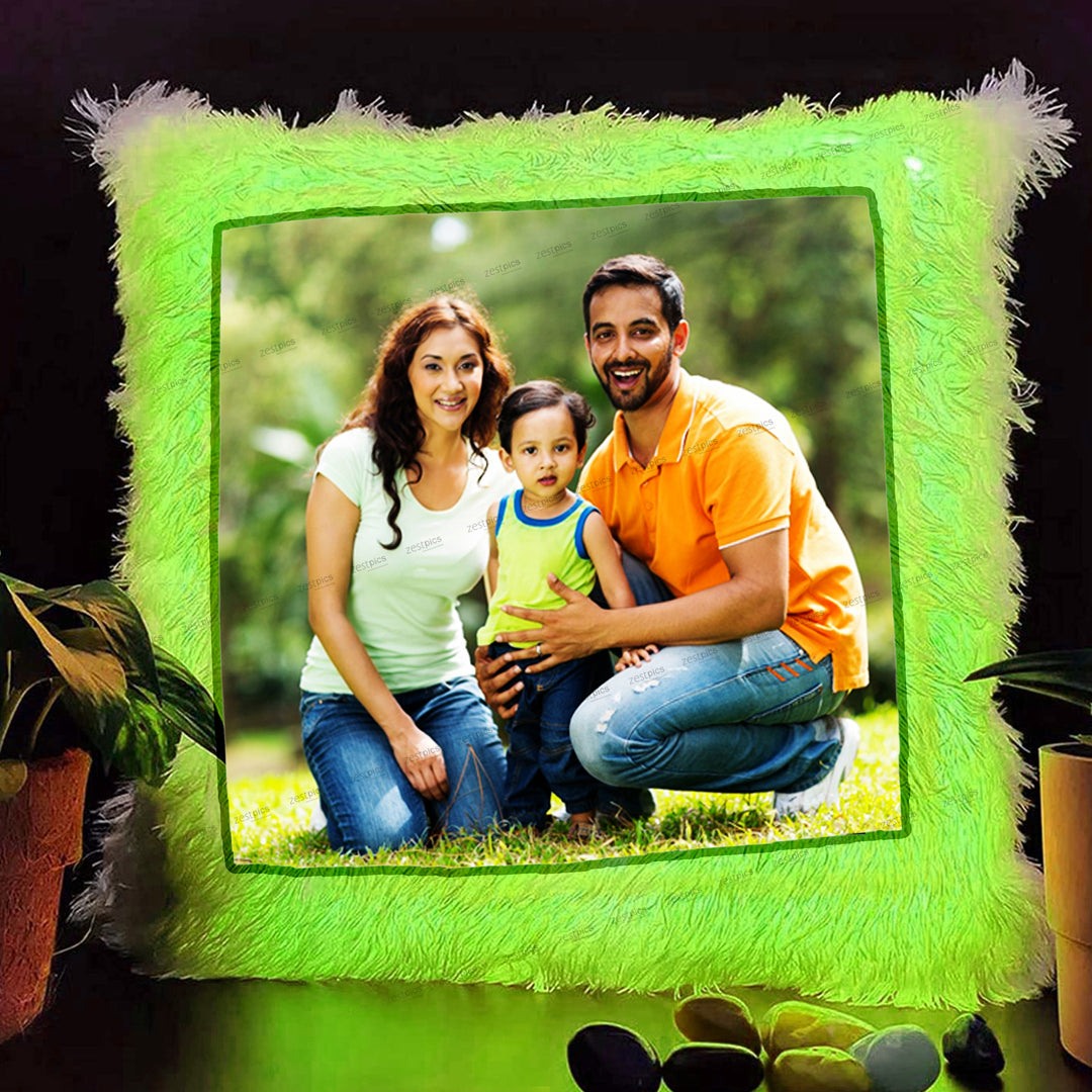 Buy & Send Personalized Photo Led Cushions online India | Zestpics