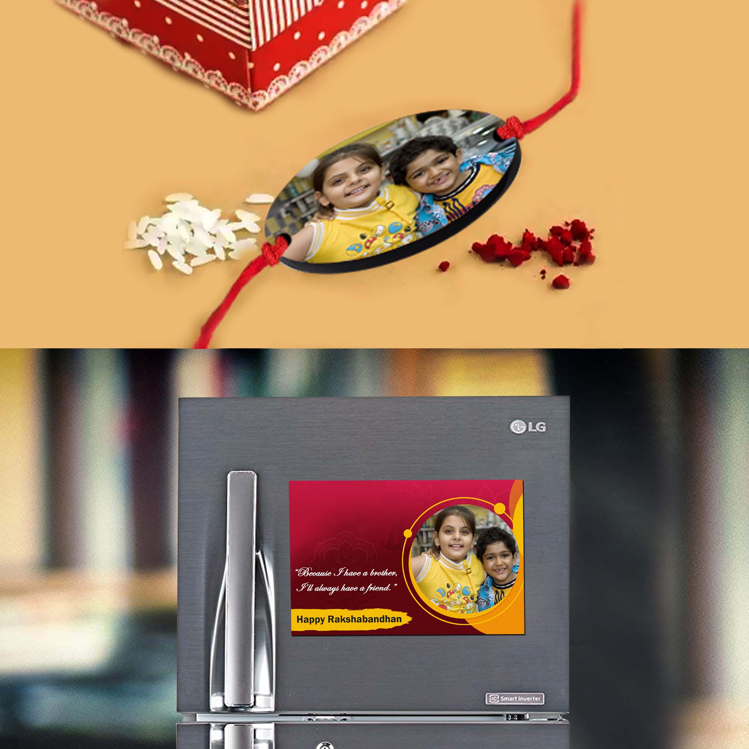 Personalized Photo Rakhi,  Gift/Send Rakhi Gifts Online India|Zestpics
