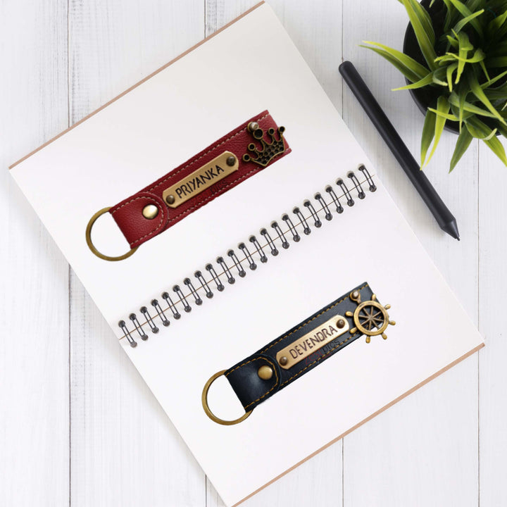 Buy Personalised Leather Name Keychain, Customised Keychains |Zestpics