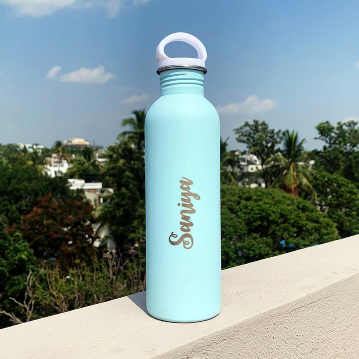 Customized Sippers | Personalised Pastel Blue Sipper Online | Zestpics