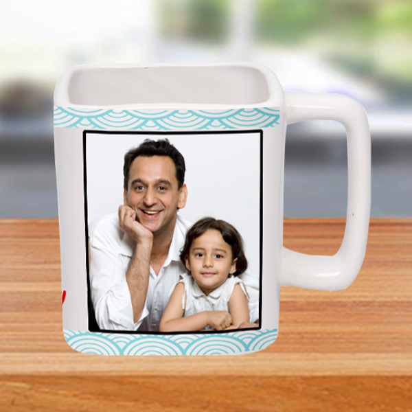 Buy Personalized Square Photo Mugs, Different Shape Mugs online at Zestpics