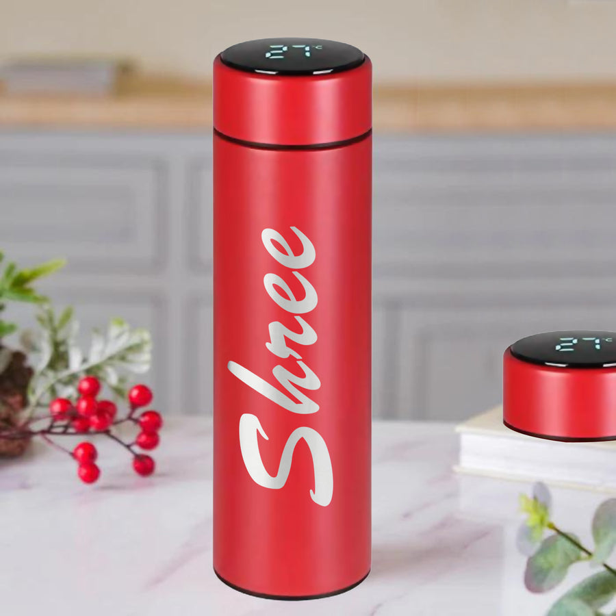 Smart Water Bottle with LED Temperature Display | Perfect for Hot and Cold Drinks