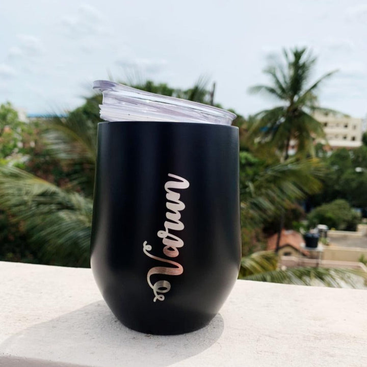 Travel Mug,  Personalised Travel Mugs, Black Mug, Coffee Mug with Lid | Zestpics