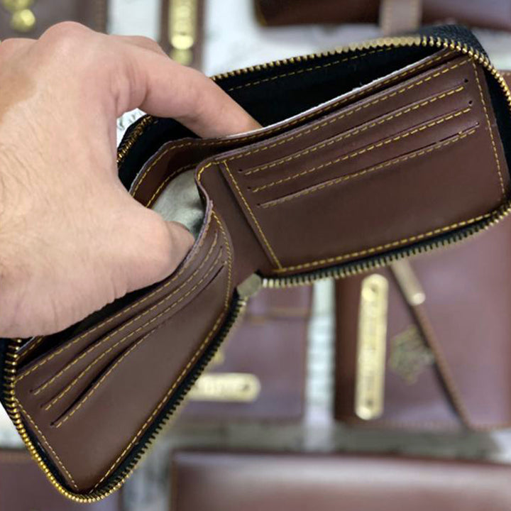 Men's Zipper Wallet | Zestpics