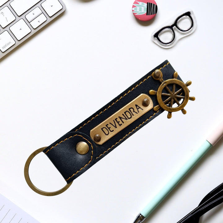 Buy Personalised Leather Name Keychain, Customised Keychains |Zestpics