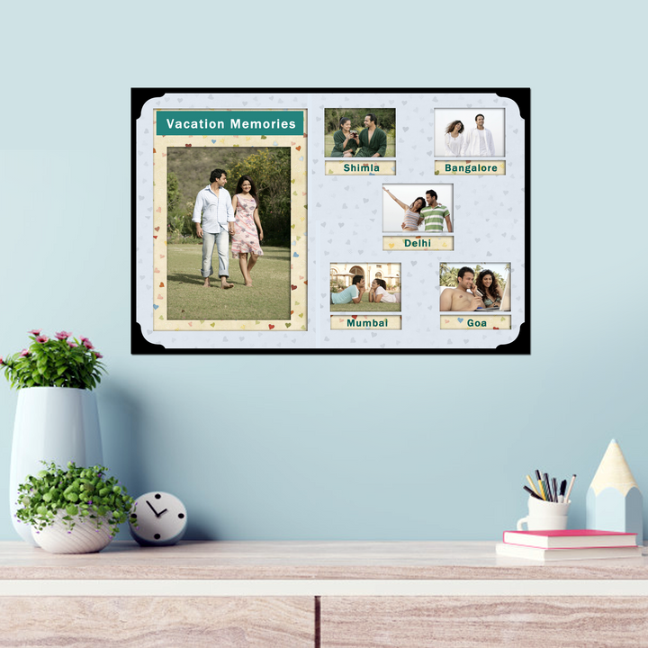 Buy Vacation Memories Frame, Milestones Frame, Collage Frame, Zestpics