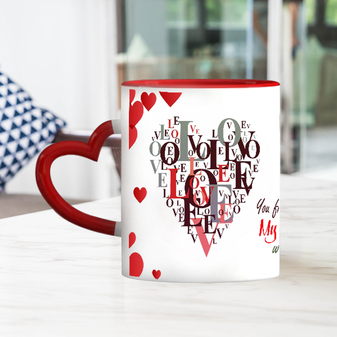 Heart Handle Mug