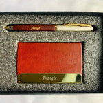 Visiting Card Holder with Pen