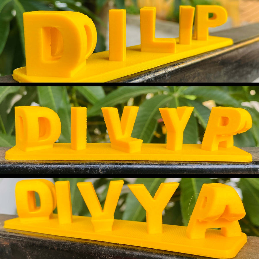 Buy Flip Name, 3D Flip Name Keychains Online in India | Zestpics