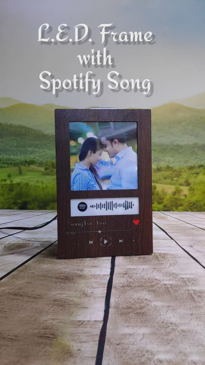 Buy Custom Spotify Plaque, Spotify Frame online in India at Zestpics