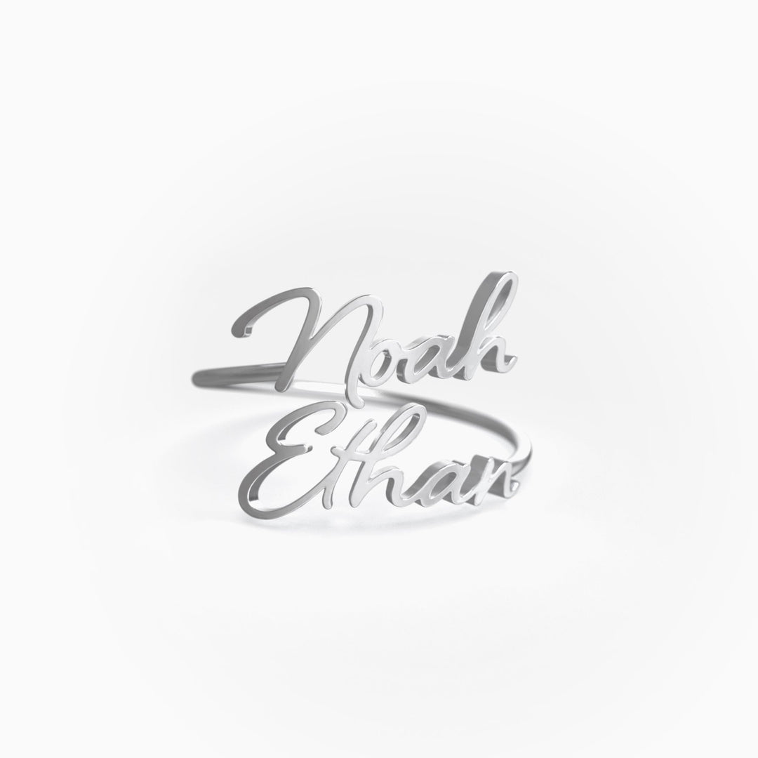Personalised Couple Name Ring
