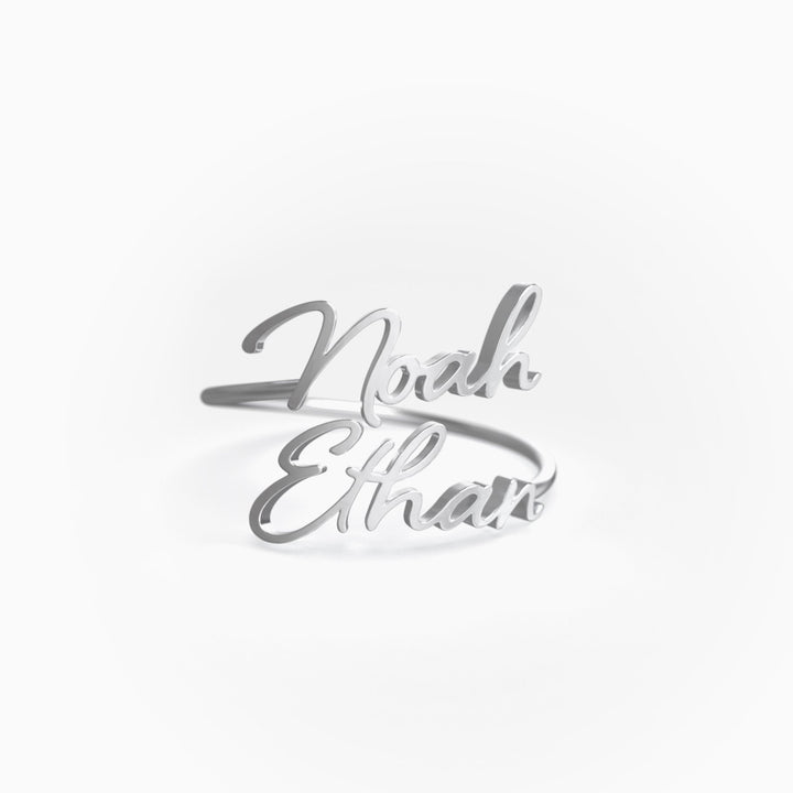 Personalised Couple Name Ring